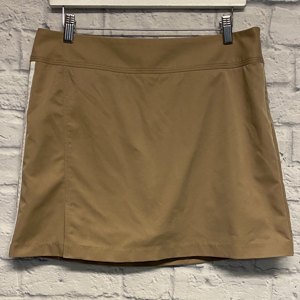 Adidas Tan Athletic Climacool Side Zip Skort Size 8